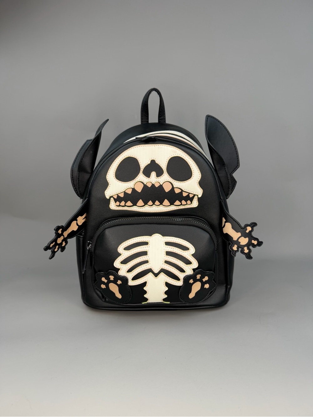 Loungefly Disney Lilo & Stitch Skeleton Mini Backpack - glow in the dark